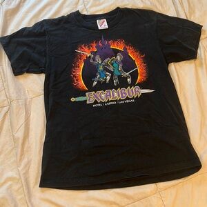 Vintage graphic tee. Excalibur Vegas